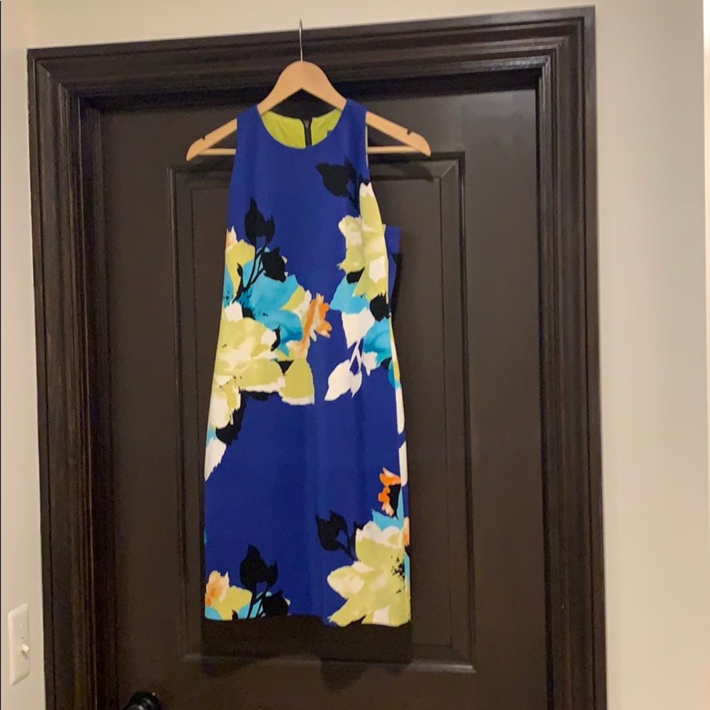 Beautiful, fitted dress w/ floral print